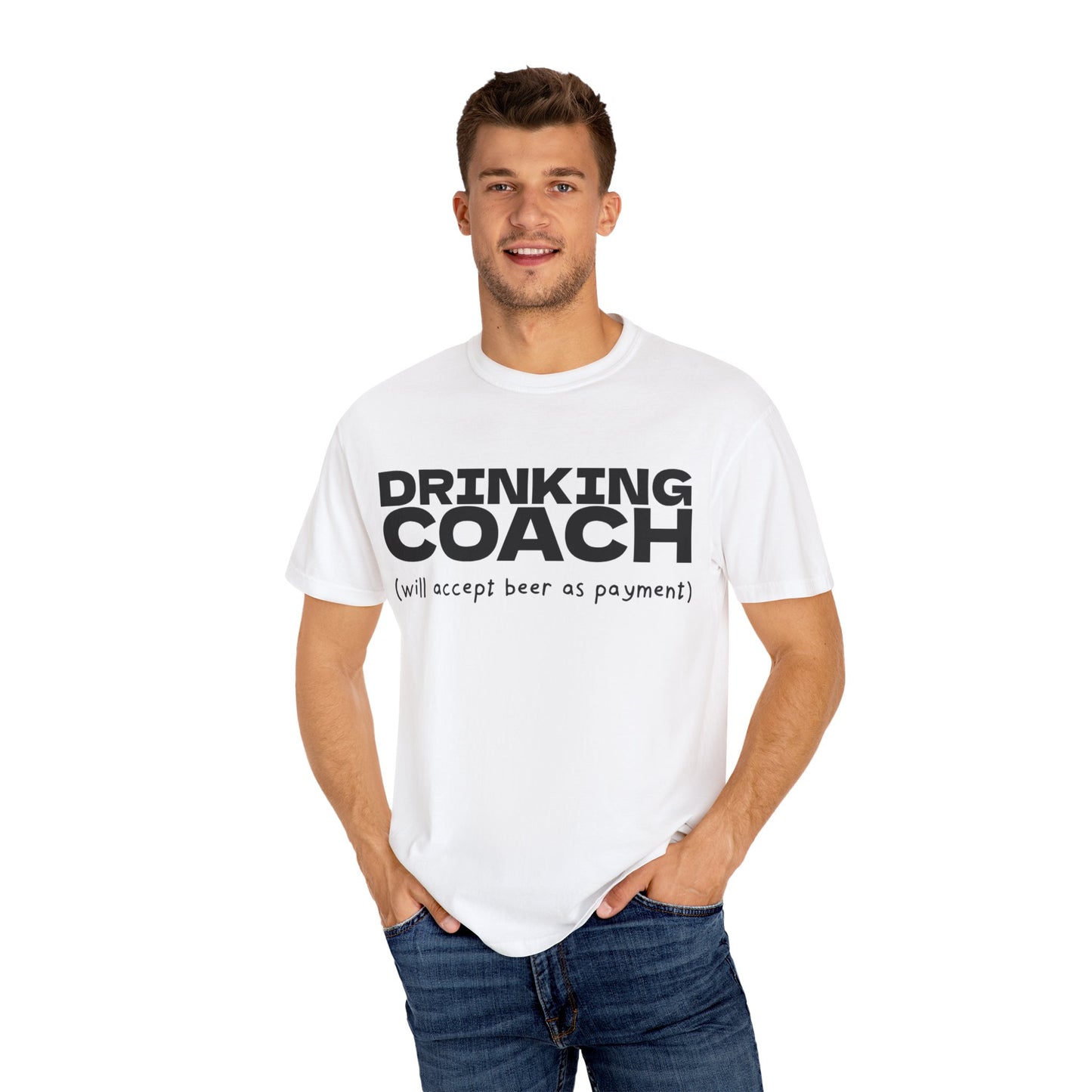 DRINKING COACH WHITE TEE